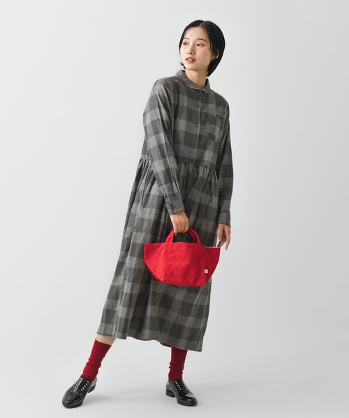 pouto(ポウト)の「pouto / ポウト キャンバス キューブ トート ミニ CANVAS CUBE TOTE MINI ミニトート PO 005 DLI(トートバッグ・レディース・レッド/グレー/ブラック/ナチュラル/ブルー・FREE)」の16枚目の写真