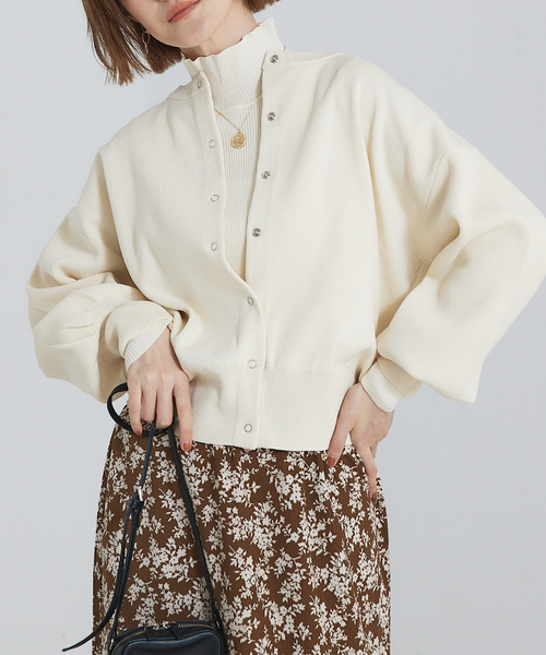 abahouse mavie（アバハウスマヴィ）の「ポリエステル2WAYショートカーデ（カーディガン/ボレロ・レディース・ホワイト/ブラック/ダークオレンジ・フリー）」の19枚目の写真