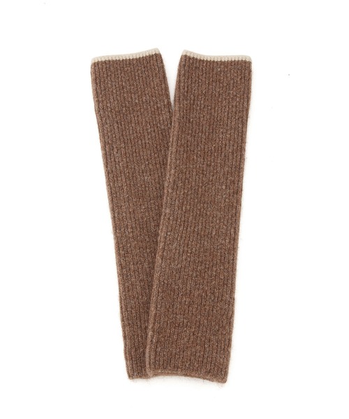 VIS（ビス）の「【2WAY】フィンガーレスリブニットアームウォーマー（手袋・レディース・グレー/オフホワイト/ブラウン/ミント/ブルー/ラベンダー/レッド系その他2・FREE）」の10枚目の写真