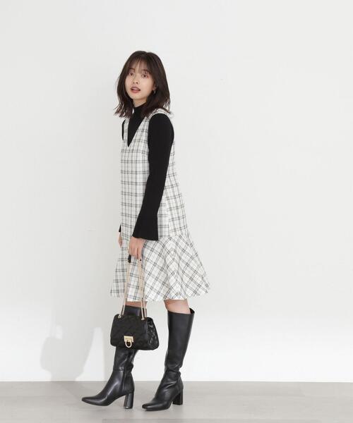 PROPORTION BODY DRESSING（プロポーションボディドレッシング）の「フレアスリーブリブニット / 1213270007（ニット/セーター・レディース・ブラック/ベージュ/ブルー/ホワイト系その他/ブラウン・SMALL/MEDIUM）」の7枚目の写真