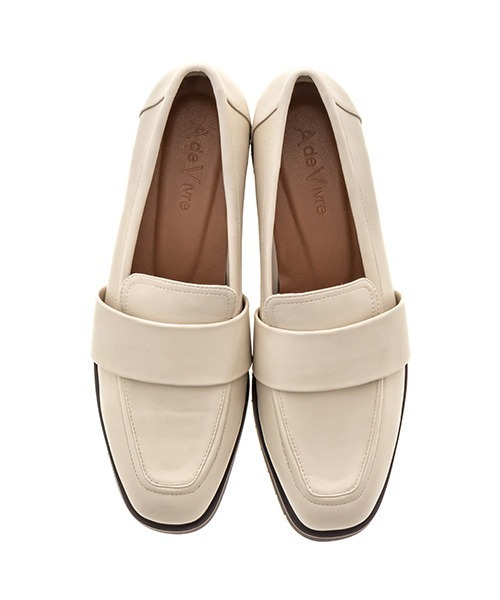 A de Vivre（アドゥヴィーヴル）の「サステナブル 晴雨兼用 タンクソールローファー（ローファー・レディース・ブラック/アイボリー/ダークブラウン・L/M/LL/S）」の9枚目の写真