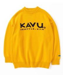 KAVU/カブー Logo Knit/ロゴニット