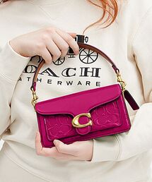 COACH | タビー ショルダー バッグ 20・シグネチャー レザー(ショルダーバッグ)
