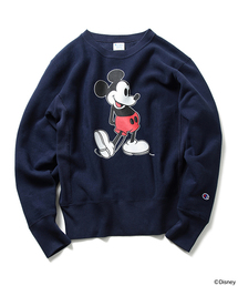 BEAMS | CHAMPION×BEAMS / 別注 クルーネックスウェット（Mickey Mouse） Disney（ディズニー）(スウェット)