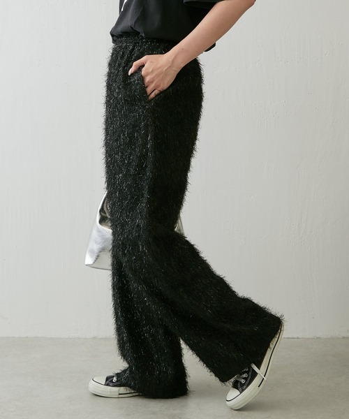 COLLAGE GALLARDAGALANTE（コラージュガリャルダガランテ）の「フリンジパンツ（その他パンツ・レディース・オフホワイト/ブラック・FREE）」の7枚目の写真