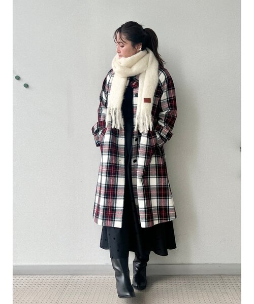 DRESSTERIOR（ドレステリア）の「◇ビッグチェックステンカラーコート 