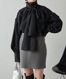 COLLAGE GALLARDAGALANTE | シアーボウタイブラウス(シャツ/ブラウス)