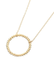 COCOSHNIK | カットビーズサークルネックレス小(ネックレス)