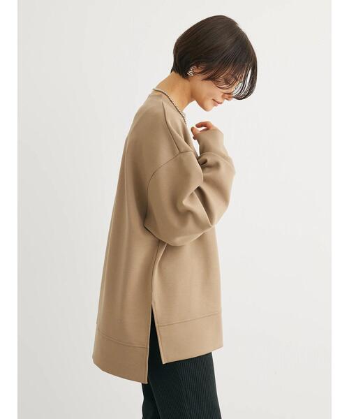 Green　Parks（グリーンパークス）の「Soft　Cushion　ダンボールチュニック（チュニック・レディース・グリーン/ブラック/ホワイト系その他2/ベージュ・FREE）」の11枚目の写真