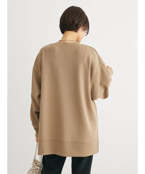 Green　Parks（グリーンパークス）の「Soft　Cushion　ダンボールチュニック（チュニック・レディース・グリーン/ブラック/ホワイト系その他2/ベージュ・FREE）」の12枚目の写真