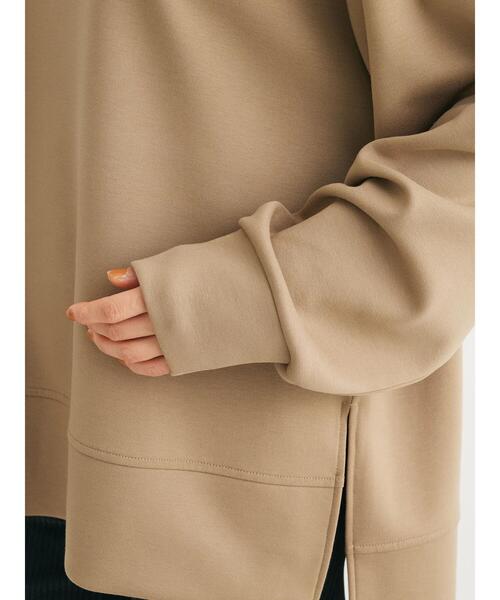 Green　Parks（グリーンパークス）の「Soft　Cushion　ダンボールチュニック（チュニック・レディース・グリーン/ブラック/ホワイト系その他2/ベージュ・FREE）」の14枚目の写真