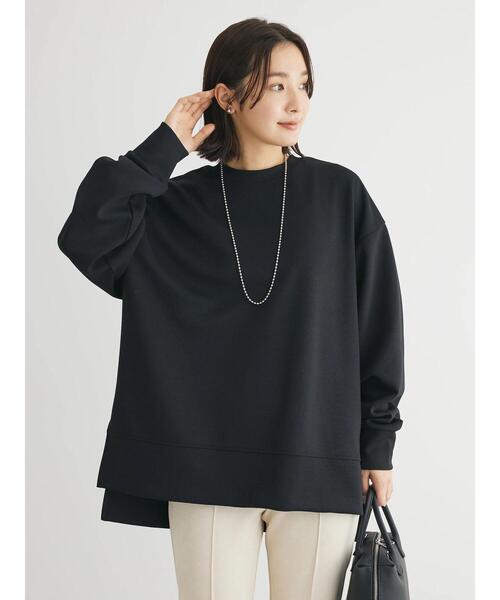 Green　Parks（グリーンパークス）の「Soft　Cushion　ダンボールチュニック（チュニック・レディース・グリーン/ブラック/ホワイト系その他2/ベージュ・FREE）」の22枚目の写真