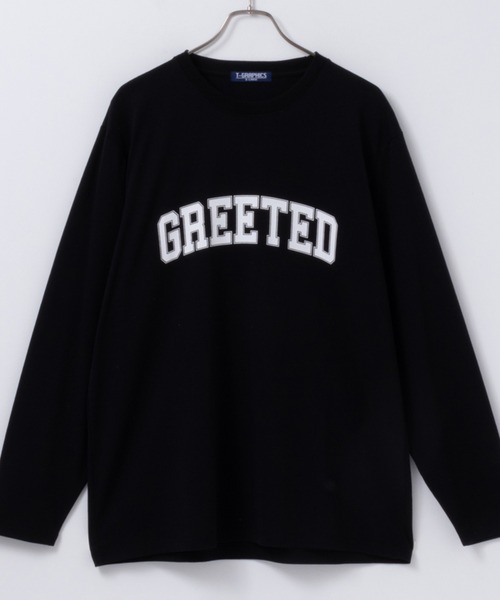 Mac-House（マックハウス）の「【24SS 新柄入荷】ロゴプリント ロングスリーブTEE（Tシャツ/カットソー・メンズ・ホワイト/カーキ/ブラック/ベージュ/チャコールグレー/ブラック系1/グリーン/グレー系1/ネイビー/オートミール/杢グレー/ブラック系2/ブルー/ホワイト系1/ホワイト系2/ホワイト系3/カーキ系2/ホワイト系5/ブラック系4/ベージュ系1/グレー系2/グレイッシュベージュ/ブラック系5/ブラック系3/ホワイト系4・S/M/XL/L）」の9枚目の写真