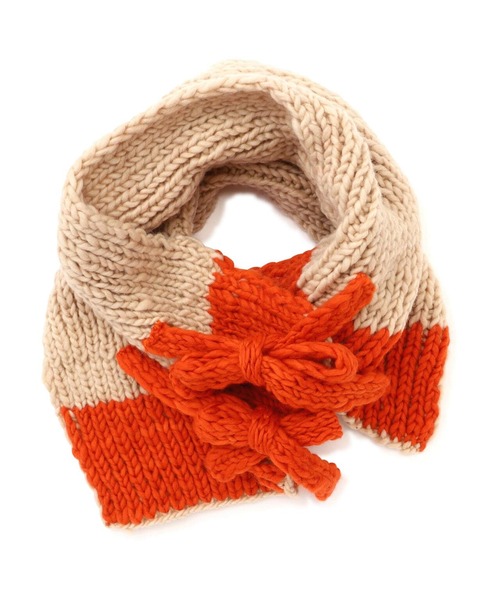 ROYAL FLASH(ロイヤルフラッシュ)の「C-cie- / シー/ribbon muffler(ストール/ショール・レディース・ホワイト/ピンク/ベージュ/グレー・F)」の3枚目の写真