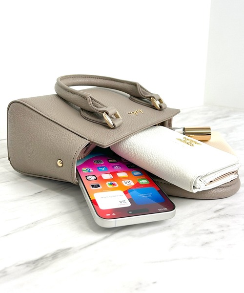 dazzlin(ダズリン)の「dazzlin/ダズリン シュリンク フラワープリント柄2wayミニハンドバッグ(ハンドバッグ・レディース・アイボリー/ブラック/ブルーグレー/ベージュ系その他/ローズ・FREE)」の21枚目の写真