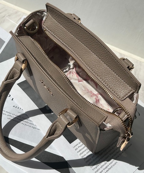 dazzlin(ダズリン)の「dazzlin/ダズリン シュリンク フラワープリント柄2wayミニハンドバッグ(ハンドバッグ・レディース・アイボリー/ブラック/ブルーグレー/ベージュ系その他/ローズ・FREE)」の14枚目の写真