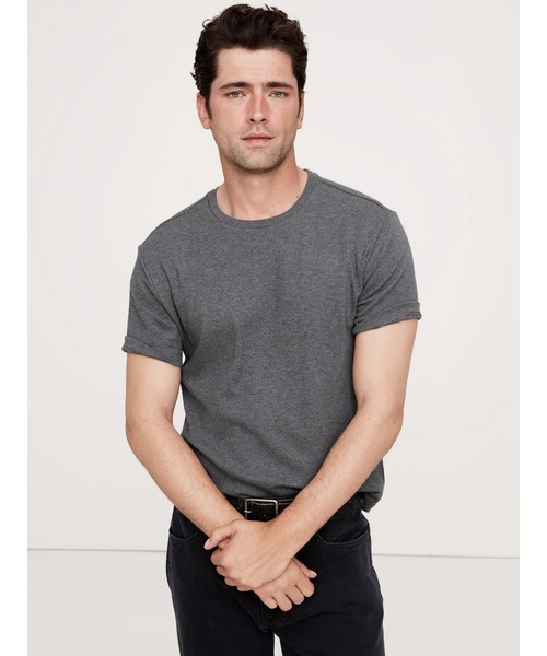 DB 219【美品】バナナリパブリック　カットソー　XS 　黒色 バナナリパブリック 半袖Tシャツ XS 黒T ロゴ カジュアル