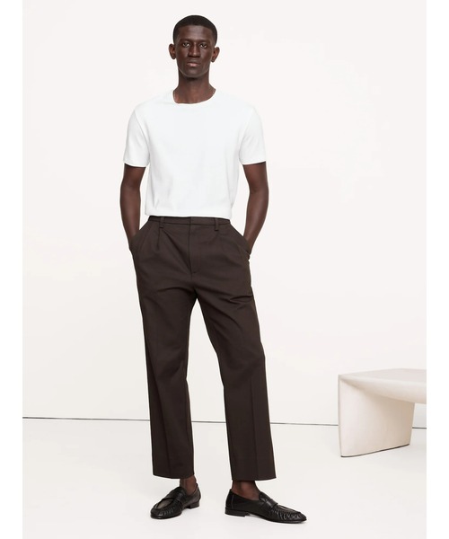 Banana Republic（バナナリパブリック）の「Luxury-Touch Tシャツ（Tシャツ/カットソー・メンズ・ナチュラル/ブラック/ホワイト/ネイビー/チャコールグレー・S/M/L/XL）」の12枚目の写真