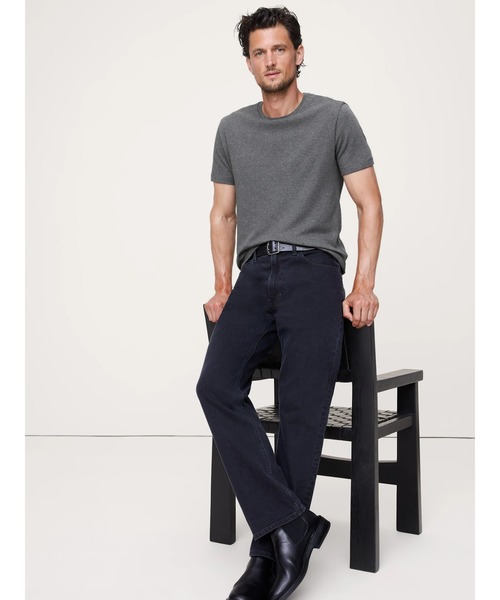 Banana Republic（バナナリパブリック）の「Luxury-Touch Tシャツ（Tシャツ/カットソー・メンズ・ナチュラル/ブラック/ホワイト/ネイビー/チャコールグレー・S/M/L/XL）」の11枚目の写真