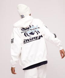 AVIREX | 《AVIREX × XLARGE》HOODIE BLACK SPIDER / フーディー ブラック スパイダー(パーカー)