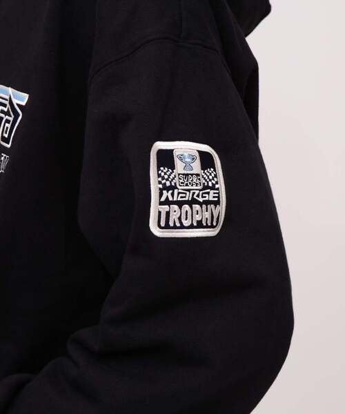 AVIREX(アヴィレックス)の「《AVIREX × XLARGE》HOODIE BLACK SPIDER / フーディー ブラック スパイダー(パーカー・メンズ・ブラック/ホワイト・L/M/XL)」の6枚目の写真