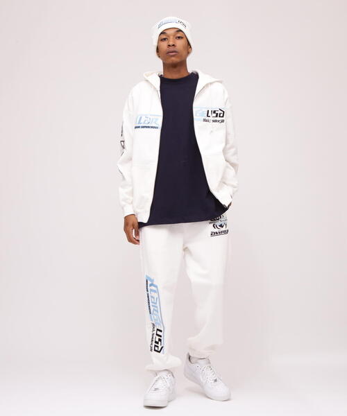 AVIREX × XLARGE HOODIE BLACK SPIDER パーカー AVIREX（アヴィレックス）の「《AVIREX × XLARGE》HOODIE BLACK