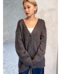 EMODA | 【Ames Worldwide】カラーフラッフィーロゴカーディガン(カーディガン/ボレロ)