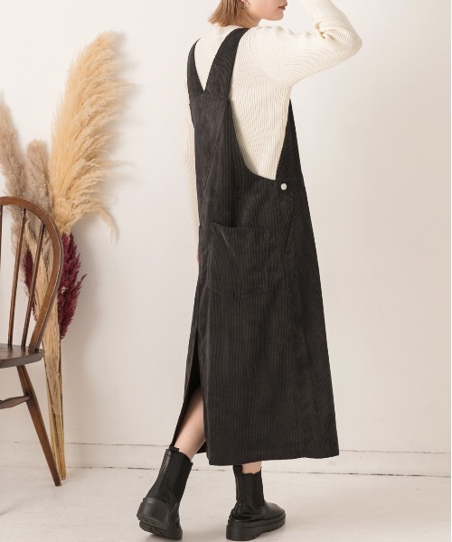 セール】コーデュロイ ジャンパースカート（サロペット/オーバーオール