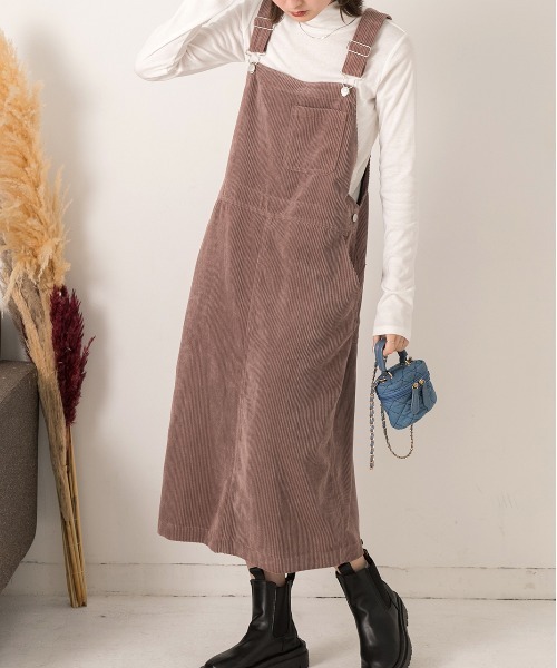 セール】コーデュロイ ジャンパースカート（サロペット/オーバーオール