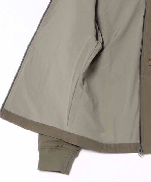 G-STAR（ジースター）の「TRACK OVERSHIRT/軽量中綿トラックブルゾン/スタンドカラージャージトップス（ジャージ・メンズ・ダークオリーブ・LARGE/MEDIUM/X-LARGE/X-SMALL/SMALL）」の7枚目の写真