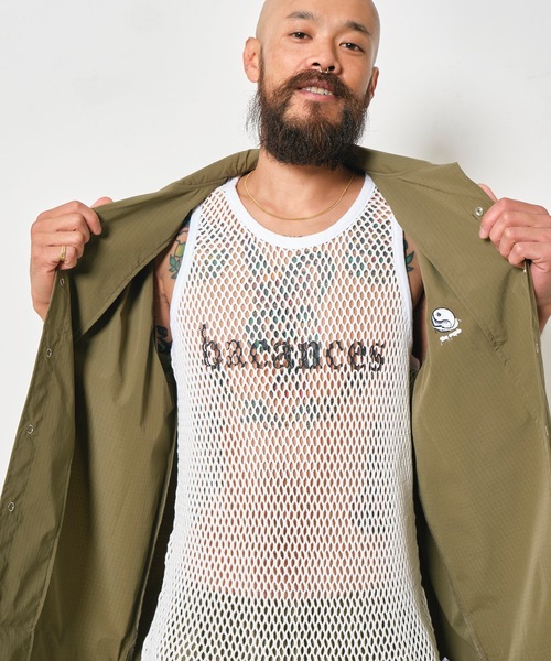 BACANCES ALL INCLUSIVE（バカンサスオールインクルーシブ）の「BC MESH MARINA TANKTOP SMALL