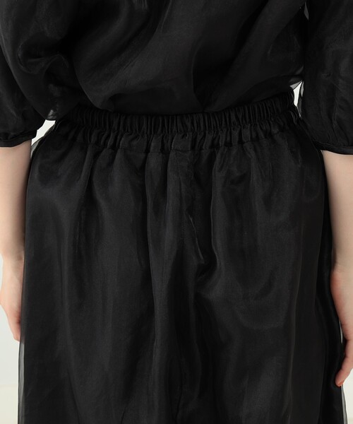 CAROLINA GLASER（カロリナ グレイサー）の「Aya / オーガンジー パンツ（その他パンツ・レディース・グレー/ブラック・MEDIUM/SMALL）」の12枚目の写真