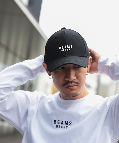 BEAMS HEART（ビームスハート）の「【ユニセックス】BEAMS HEART ロゴ キャップ（キャップ・メンズ・ブラック/ネイビー/ダークブラウン・ONE SIZE）」の16枚目の写真