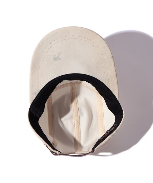 BEAMS PLUS（ビームスプラス）の「5 Panel Long Bill Hard Twisted Oxford Print（キャップ・メンズ・オフホワイト・ONE SIZE）」の5枚目の写真
