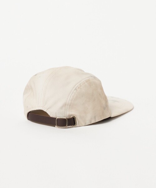 BEAMS PLUS（ビームスプラス）の「5 Panel Long Bill Hard Twisted Oxford Print（キャップ・メンズ・オフホワイト・ONE SIZE）」の8枚目の写真