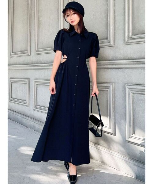 RESEXXY（リゼクシー）の「スクエアトゥミュール（パンプス・レディース・アイボリー/ブラック・SMALL/MEDIUM/LARGE）」の9枚目の写真