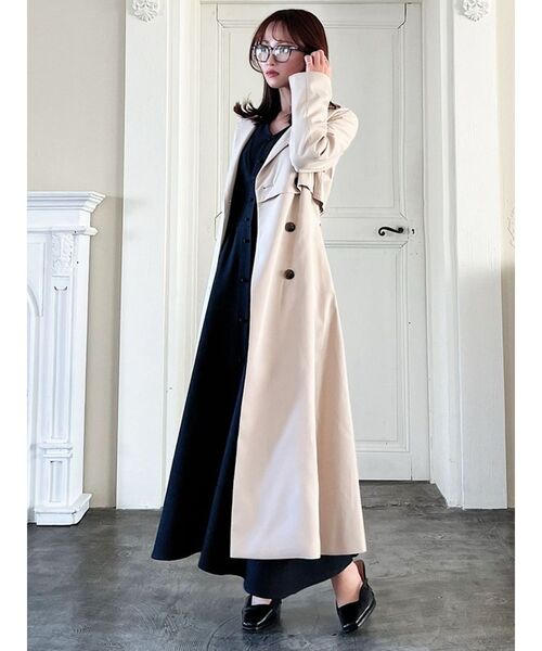 RESEXXY（リゼクシー）の「スクエアトゥミュール（パンプス・レディース・アイボリー/ブラック・SMALL/MEDIUM/LARGE）」の15枚目の写真