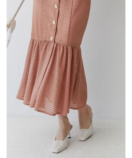 RESEXXY（リゼクシー）の「スクエアトゥミュール（パンプス・レディース・アイボリー/ブラック・SMALL/MEDIUM/LARGE）」の21枚目の写真