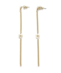 FRAY I.D | 【pierre cardin】ミニロゴチェーンピアス(ピアス（両耳用）)