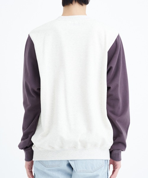SASQUATCHfabrix.(サスクワァッチファブリックス)の「【Sasquatchfabrix./ サスクワッチファブリックス】2TONE CREWNECK SWEATSHIRT(スウェット・メンズ・ベージュ・M/L)」の5枚目の写真