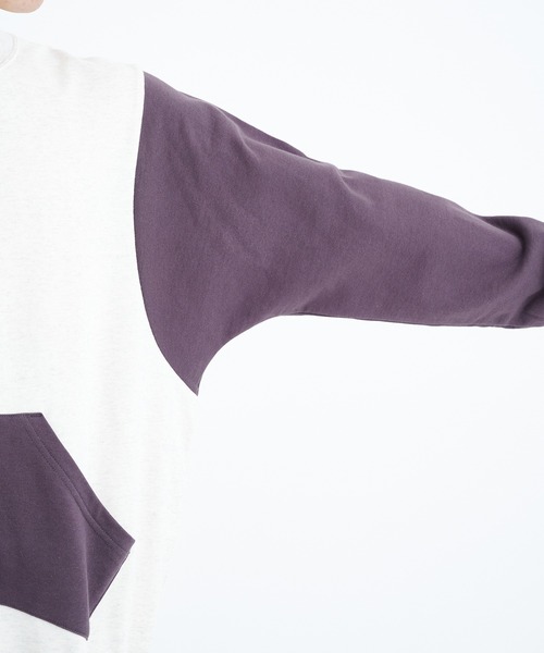 SASQUATCHfabrix.(サスクワァッチファブリックス)の「【Sasquatchfabrix./ サスクワッチファブリックス】2TONE CREWNECK SWEATSHIRT(スウェット・メンズ・ベージュ・M/L)」の7枚目の写真