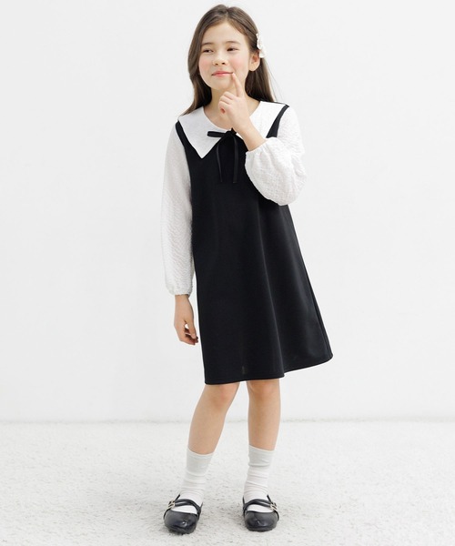 Bee des Bee(ビーデスビー)の「フォーマル 襟付きワンピース(ワンピース・キッズ・ブラック/ネイビー/チャコール・110cm/140cm/150cm/120cm/130cm/100cm)」の13枚目の写真