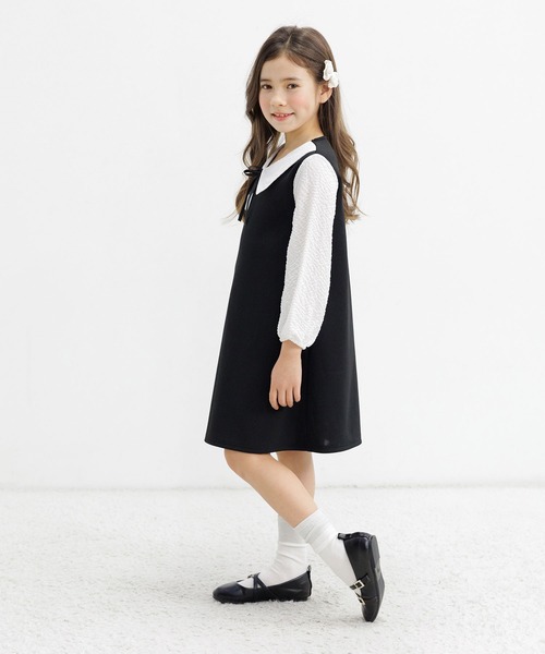 Bee des Bee(ビーデスビー)の「フォーマル 襟付きワンピース(ワンピース・キッズ・ブラック/ネイビー/チャコール・110cm/140cm/150cm/120cm/130cm/100cm)」の14枚目の写真