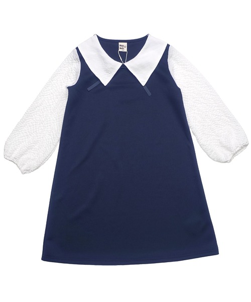 Bee des Bee(ビーデスビー)の「フォーマル 襟付きワンピース(ワンピース・キッズ・ブラック/ネイビー/チャコール・110cm/140cm/150cm/120cm/130cm/100cm)」の7枚目の写真