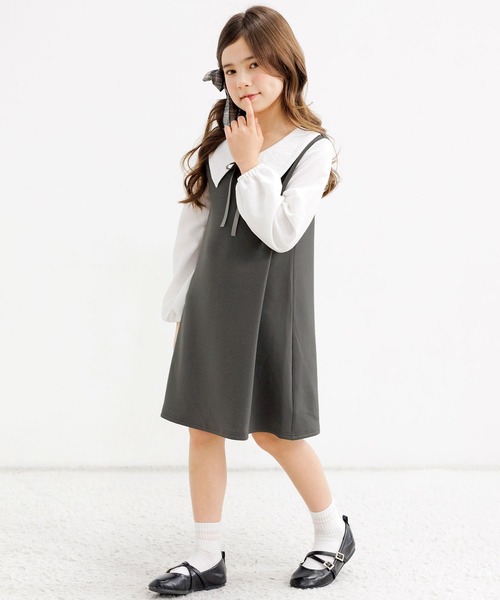 Bee des Bee(ビーデスビー)の「フォーマル 襟付きワンピース(ワンピース・キッズ・ブラック/ネイビー/チャコール・110cm/140cm/150cm/120cm/130cm/100cm)」の18枚目の写真