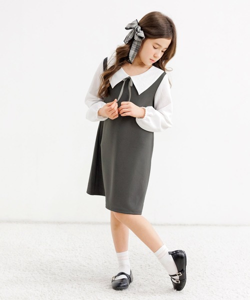 Bee des Bee(ビーデスビー)の「フォーマル 襟付きワンピース(ワンピース・キッズ・ブラック/ネイビー/チャコール・110cm/140cm/150cm/120cm/130cm/100cm)」の19枚目の写真