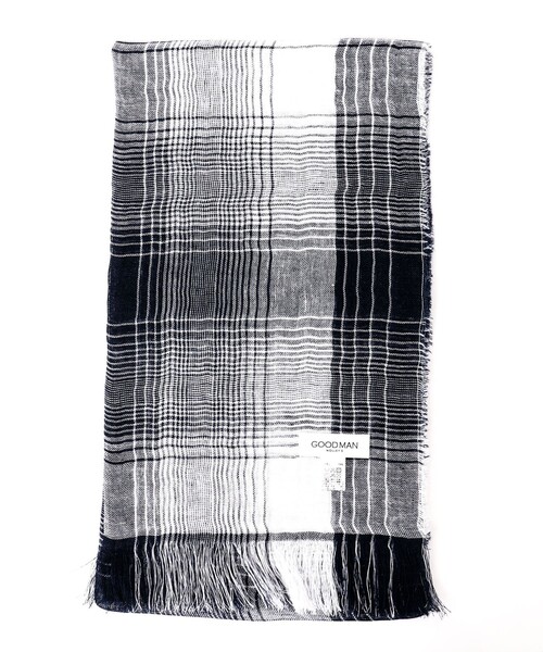 NOLLEY'S goodman(ノーリーズグッドマン)の「リネンシャンブレーストール イタリア製(ストール/ショール・メンズ・ネイビー/ブルー系その他・FREE)」の13枚目の写真