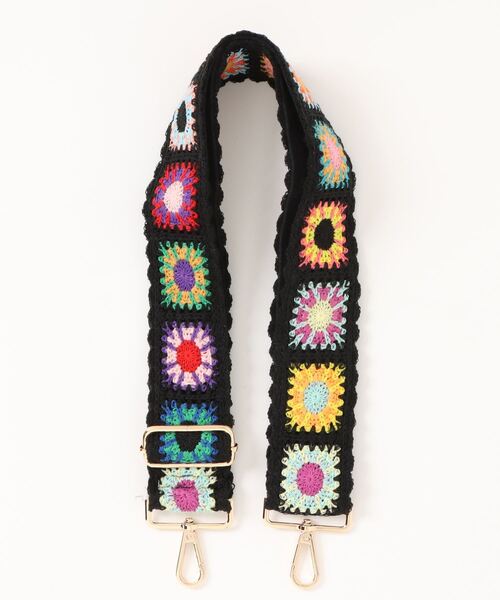 ammy.(エイミードット)の「【 ammy. / エイミードット 】 カギ編み ショルダー ストラップ ベルト(ベルト・レディース・ホワイト/アイボリー/ブラック・FREE)」の4枚目の写真