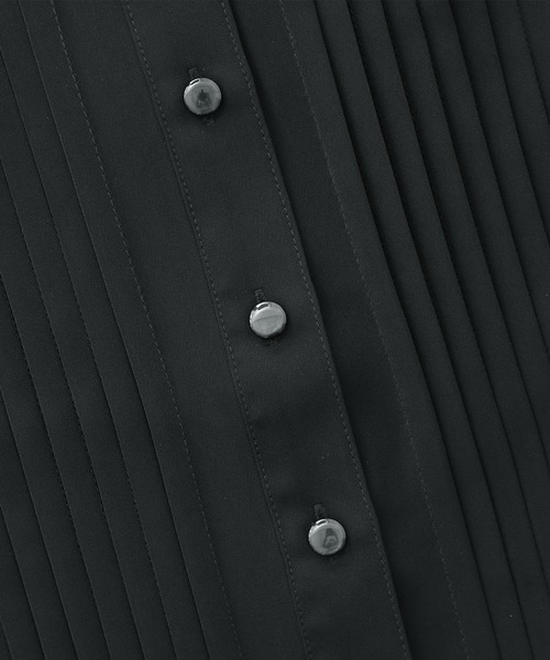 somari imagination（ソマリ イマジネーション）の「『ピンタックプリーツブラウス』（シャツ/ブラウス・レディース・オフホワイト/ブラック・1/2）」の6枚目の写真