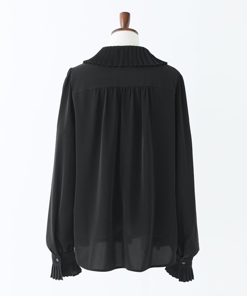 somari imagination（ソマリ イマジネーション）の「『ピンタックプリーツブラウス』（シャツ/ブラウス・レディース・オフホワイト/ブラック・1/2）」の9枚目の写真